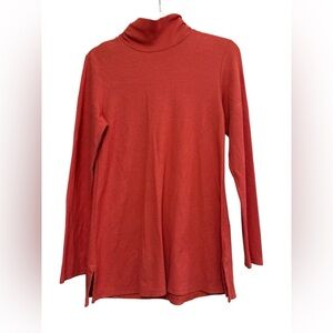 This Soft Surroundings mock neck tunic in size medium teacher, boho, college